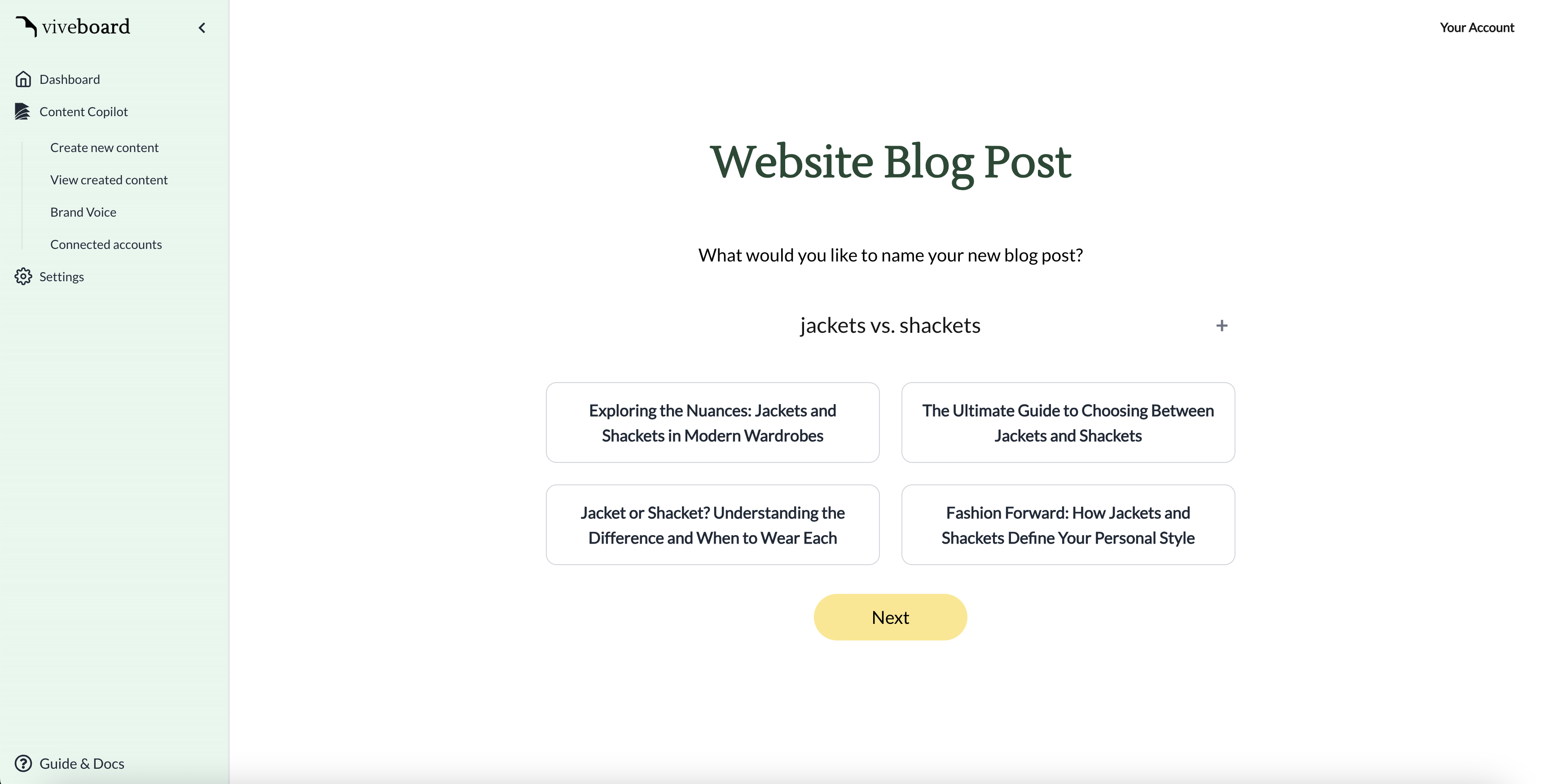 Shopify Blogging demo