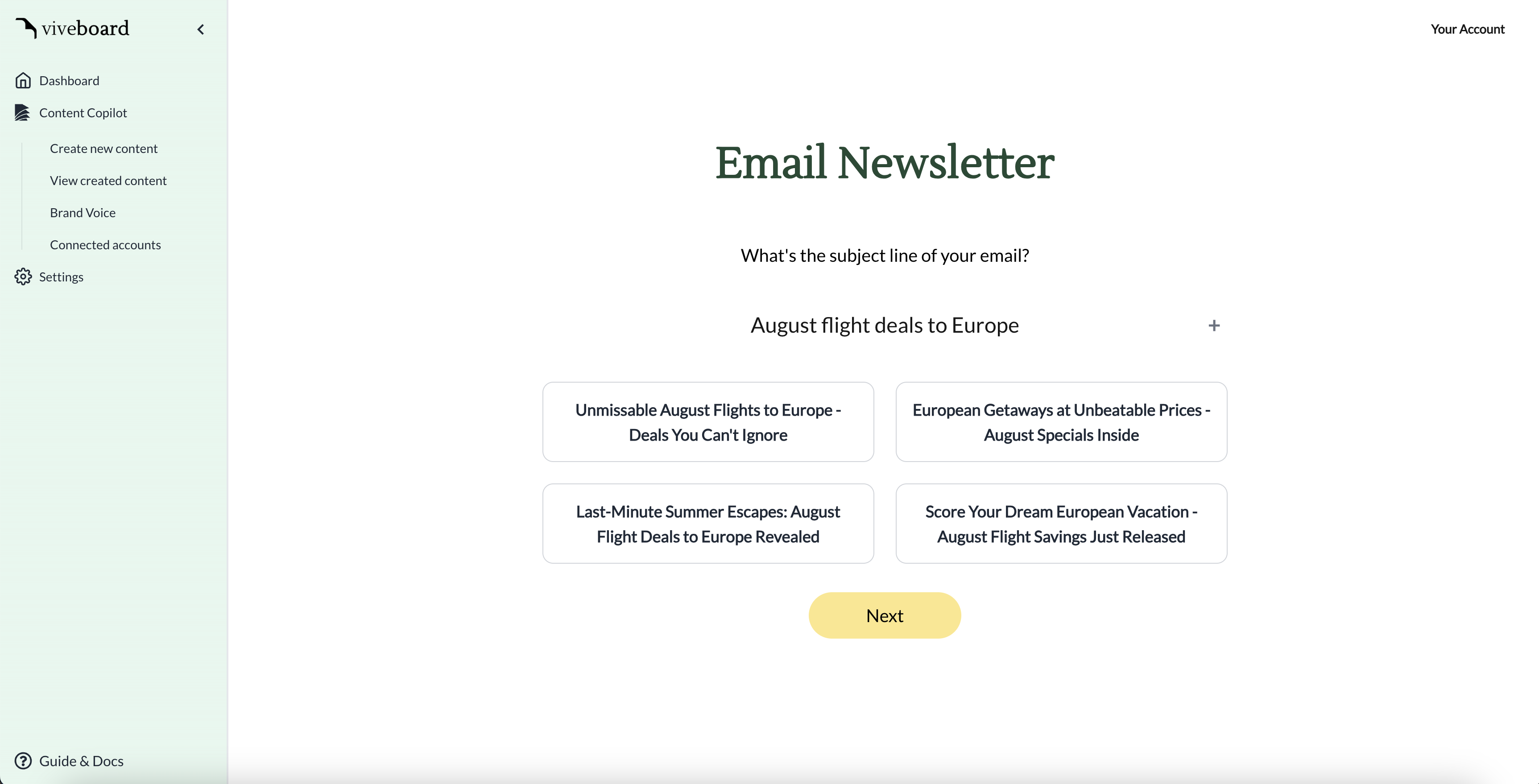 AI Email Writer demo
